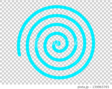 Spiral mark illustration material 2 Spiral mark illustration material 2 139963765