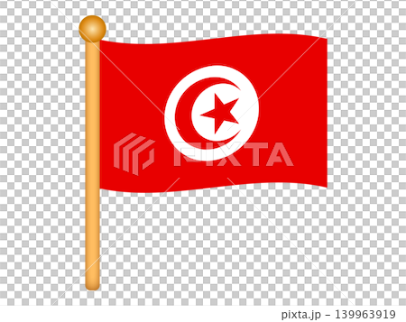Illustration material of the Tunisian flag 6 139963919