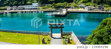 田島神社　パノラマ【佐賀県唐津市加部島】 139964296