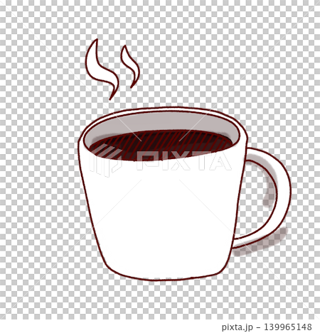 一杯咖啡的插圖 一杯咖啡的插圖 139965148
