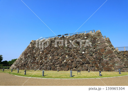 奈良県大和郡山市 郡山城跡 天守台 奈良県大和郡山市 郡山城跡 天守台 139965304