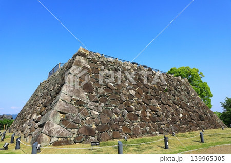 奈良県大和郡山市　郡山城跡　天守台 139965305