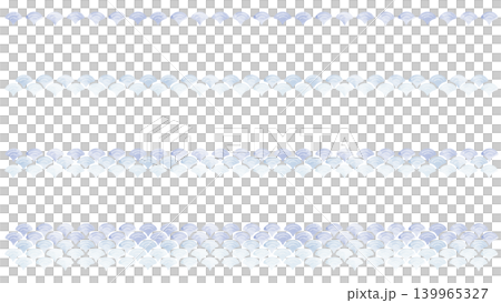 A set of blue watercolor-style Seigaiha wave pattern line art materials, including a Japanese-style frame illustration. A set of blue watercolor-style Seigaiha wave pattern line art materials, including a Japanese-style frame illustration. 139965327