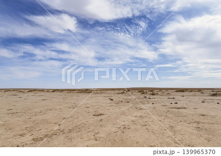 カザフスタン・マンギスタウ州　ウスチュルト台地の荒野 /  Ustyurt Plateau 139965370