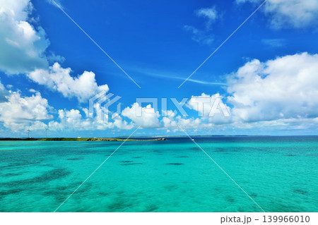 沖縄 宮古島 青空と海 沖縄 宮古島 青空と海 139966010