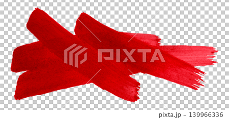 red brush isolated on transparent background red watercolor red brush isolated on transparent background red watercolor 139966336