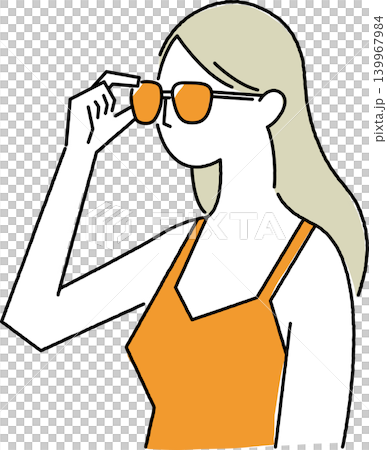 Young woman wearing sunglasses Young woman wearing sunglasses 139967984