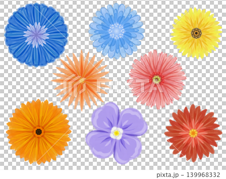水彩風格手繪花卉插畫集 水彩風格手繪花卉插畫集 139968332