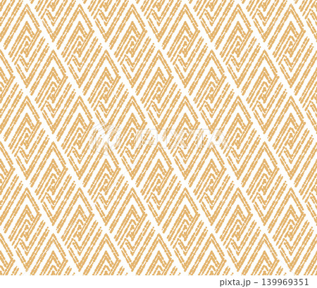 Abstract geometric pattern. A seamless vector background. White and golden ornament. Graphic modern pattern. Simple lattice graphic design 139969351