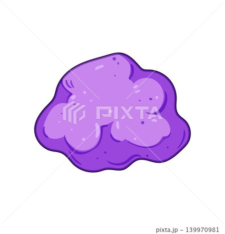 Gooey purple modeling compound shaping material toy 139970981