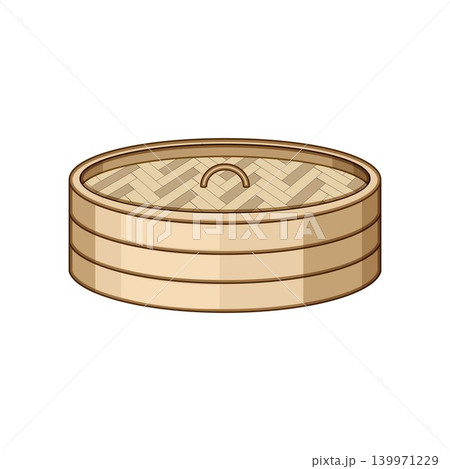 Bamboo steamer basket with lid for cooking healthy meals Bamboo steamer basket with lid for cooking healthy meals 139971229