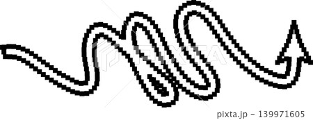 Arrows pixel different shapes and directions Arrows pixel different shapes and directions 139971605