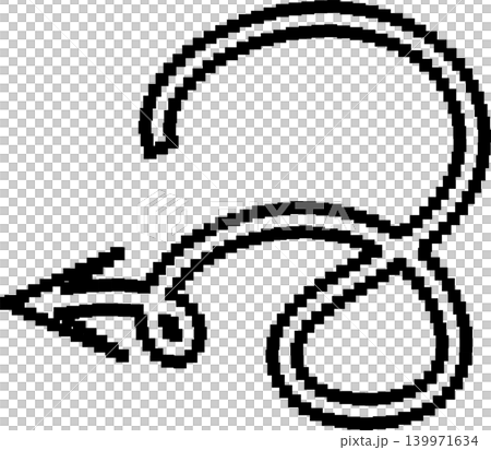 Arrows pixel different shapes and directions 139971634