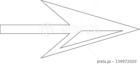 Arrow icon thin line style direction, traffic, forward, cursor 139972020