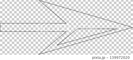 Arrow icon thin line style direction, traffic, forward, cursor 139972020