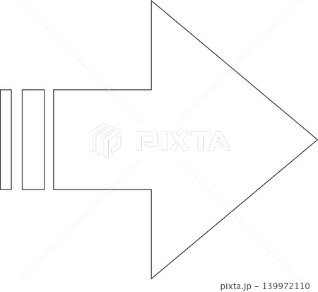 Arrow icon thin line style direction, traffic, forward, cursor 139972110
