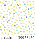 手描きのカラフルなあじさいの模様 139972189