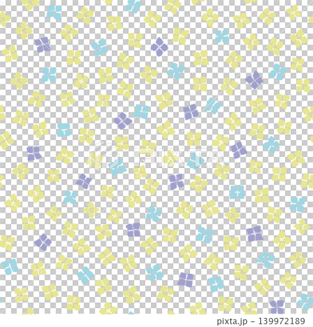 Hand-painted colorful hydrangea pattern Hand-painted colorful hydrangea pattern 139972189