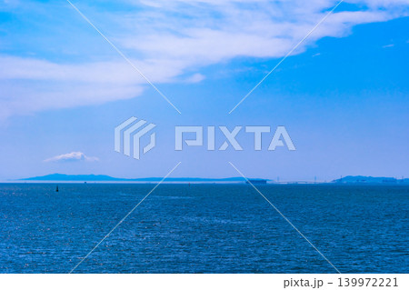 舞洲から見た大阪湾の風景 舞洲から見た大阪湾の風景 139972221