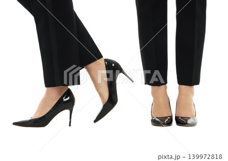 Womans legs in black high heels, isolated, PNG Womans legs in black high heels, isolated, PNG 139972818