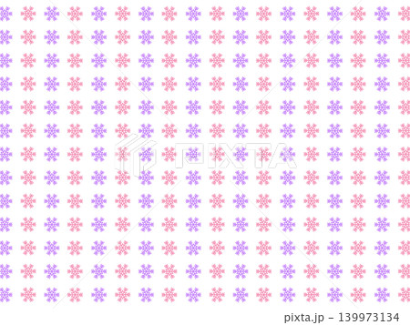 紫桃の雪の結晶の背景素材 139973134
