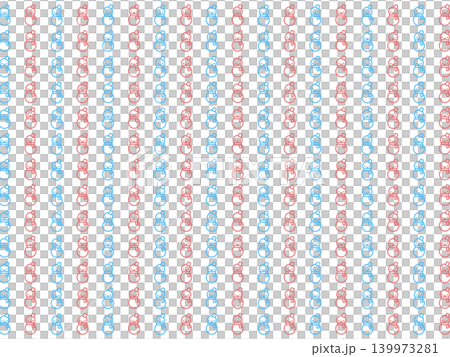 Red and blue snowman background material Red and blue snowman background material 139973281