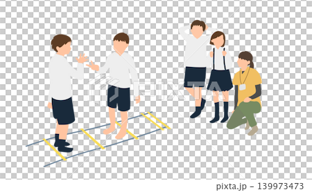 放課後等デイサービスで集団活動をする子どもたち 放課後等デイサービスで集団活動をする子どもたち 139973473