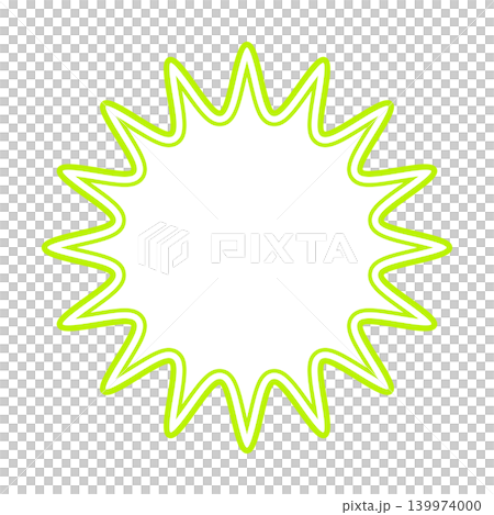 Simple colored line speech bubble with rounded and jagged shapes Simple colored line speech bubble with rounded and jagged shapes 139974000