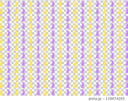 Yellow and purple rabbit background material Yellow and purple rabbit background material 139974265