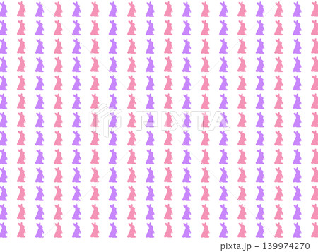 紫桃のウサギの背景素材 139974270