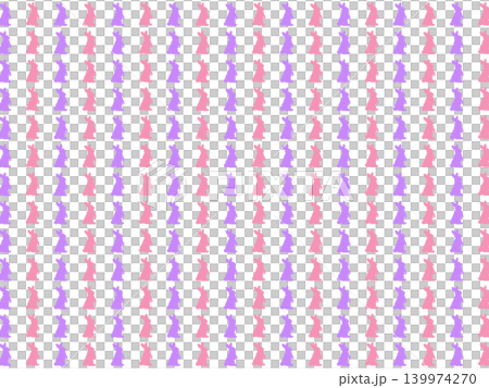 紫桃のウサギの背景素材 139974270