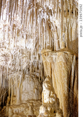 Drach Caves, Majorca Spain - Underground Stalactite and Stalagmite Formation Drach Caves, Majorca Spain - Underground Stalactite and Stalagmite Formation 139975092