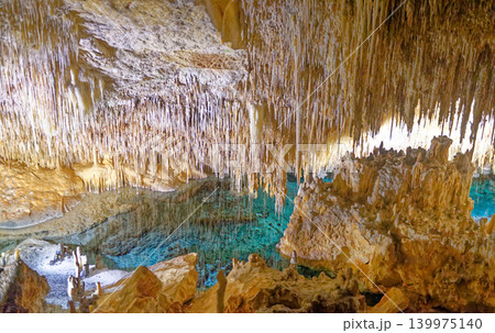 Drach Caves, Majorca Spain - Underground Stalactite and Stalagmite Formation Drach Caves, Majorca Spain - Underground Stalactite and Stalagmite Formation 139975140
