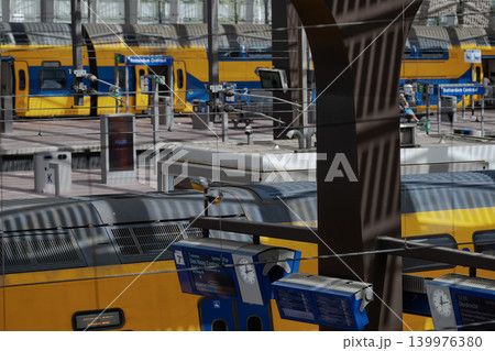 Wide View of Railway Yard in Rotterdam Wide View of Railway Yard in Rotterdam 139976380