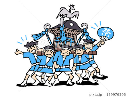 祭りの神輿 139976396