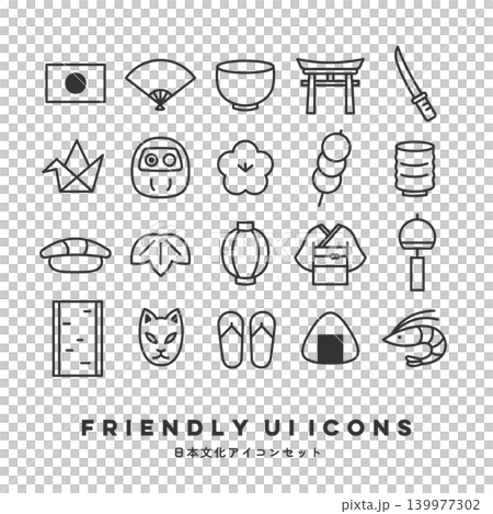 UI圖示集（日本文化/日式風格） 139977302