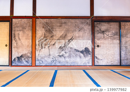 建仁寺方丈障壁画 花鳥図襖 ※高精細レプリカ 建仁寺方丈障壁画 花鳥図襖 ※高精細レプリカ 139977982