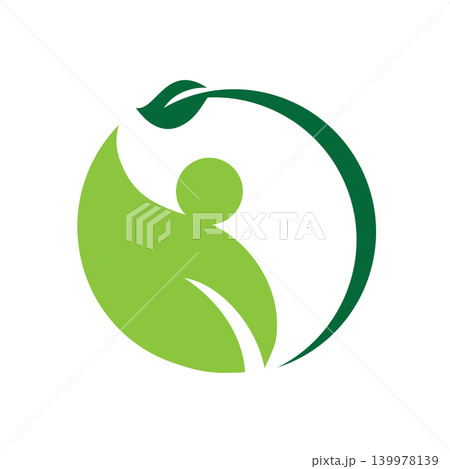 Healthy Lifestyle Nature Logo Design 139978139