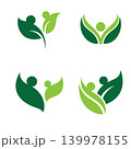 Green Health Leaf Icon Design 139978155