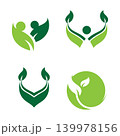 Organic Human Care Logo Vector 139978156