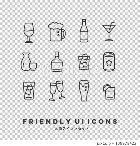 UI Icon Set (Alcohol) 139978422