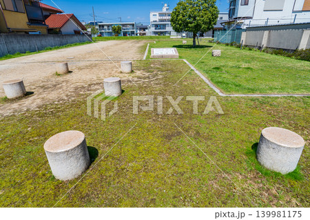 京都府向日市 史跡長岡宮跡 朝堂院公園 京都府向日市 史跡長岡宮跡 朝堂院公園 139981175