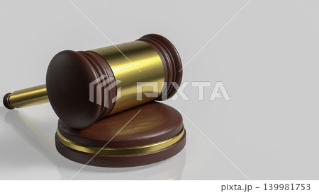 Legal Gavel For Justice Concept 3d render. Legal Gavel For Justice Concept 3d render. 139981753