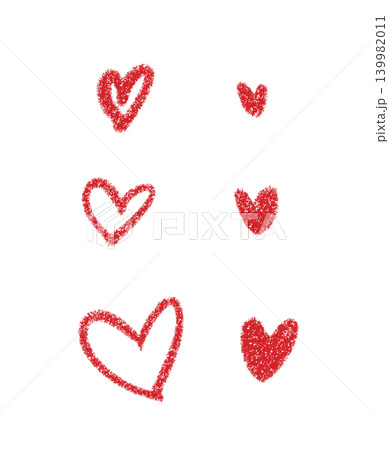 This is a heart hand-drawn illustration. 139982011