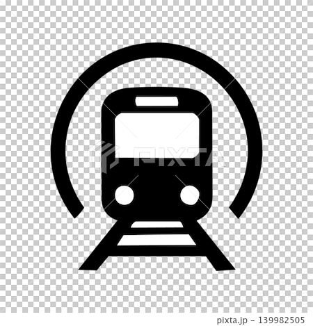 Subway transportation icon illustration 139982505