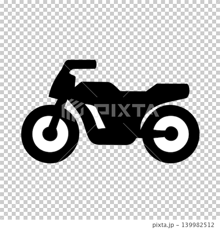摩托車交通圖示插圖 摩托車交通圖示插圖 139982512