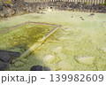 草津温泉の湯畑に立ちのぼる湯けむり 139982609