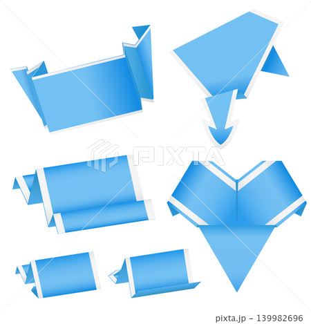 Collect Paper Origami Banner Collect Paper Origami Banner 139982696