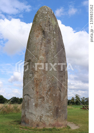 The Menhir de Champ-Dolent, famous megalithic monument of France The Menhir de Champ-Dolent, famous megalithic monument of France 139983162