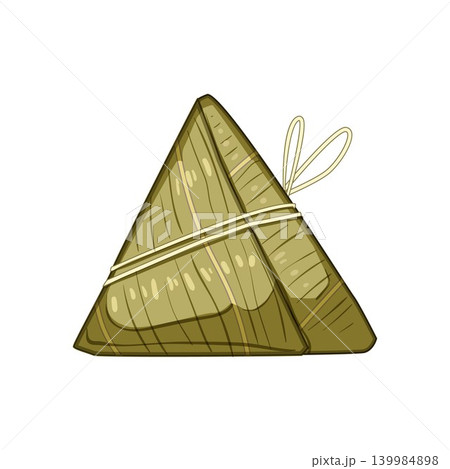 Traditional zongzi rice dumpling celebrating dragon boat festival Traditional zongzi rice dumpling celebrating dragon boat festival 139984898